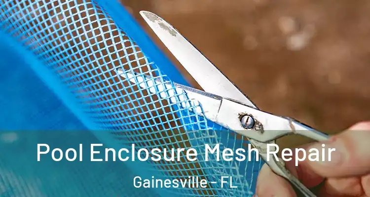 Pool Enclosure Mesh Repair Gainesville - FL